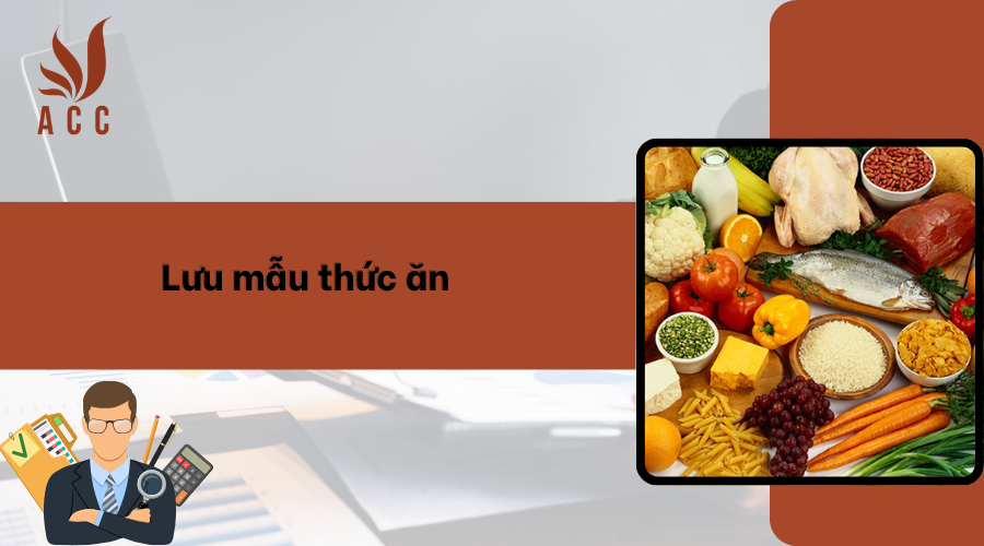 Lưu mẫu thức ăn