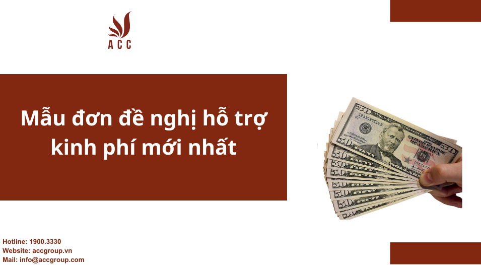 Mẫu đơn đề nghị hỗ trợ kinh phí mới nhất