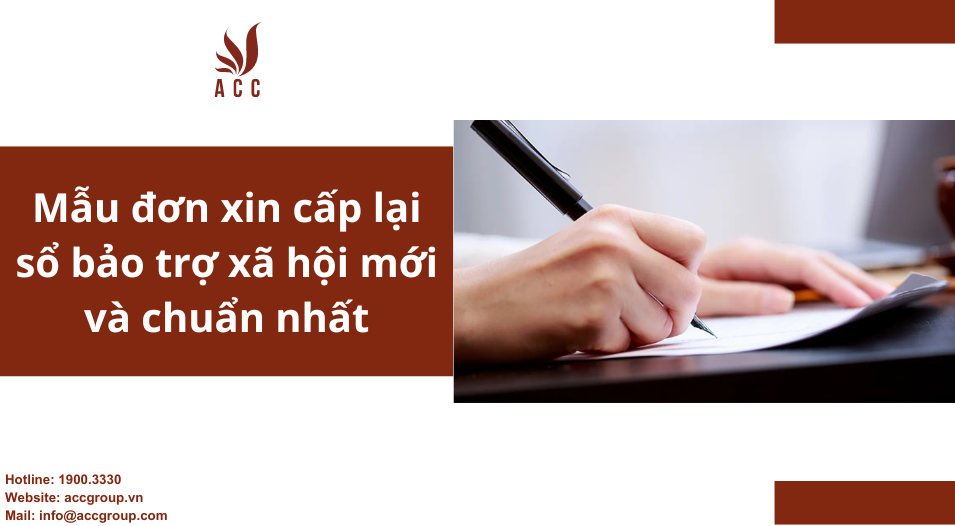 Mẫu đơn xin cấp lại sổ bảo trợ xã hội mới và chuẩn nhất