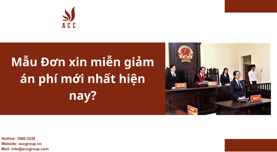 Mẫu Đơn xin miễn giảm án phí mới nhất hiện nay