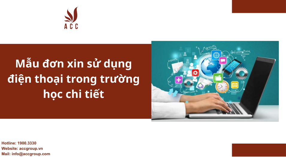 Mẫu đơn xin sử dụng điện thoại trong trường học chi tiết