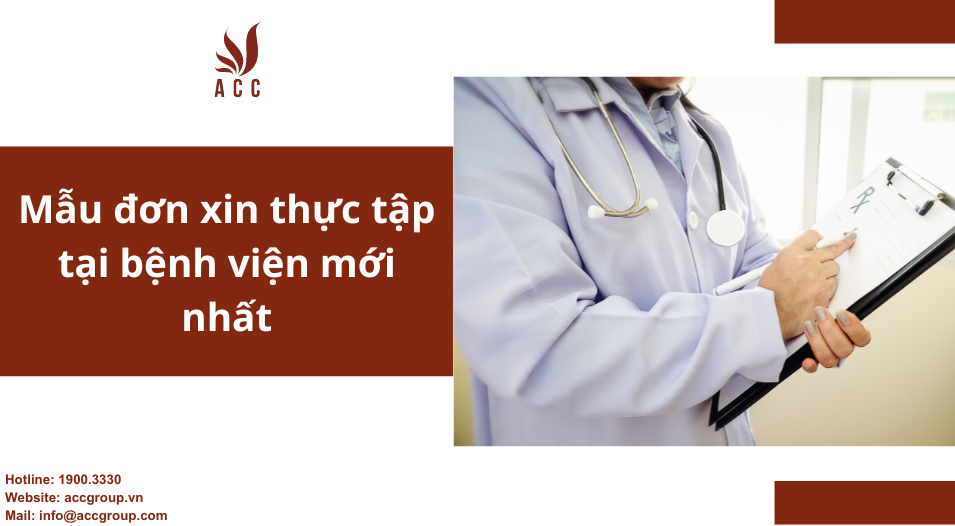 Mẫu đơn xin thực tập tại bệnh viện mới nhất