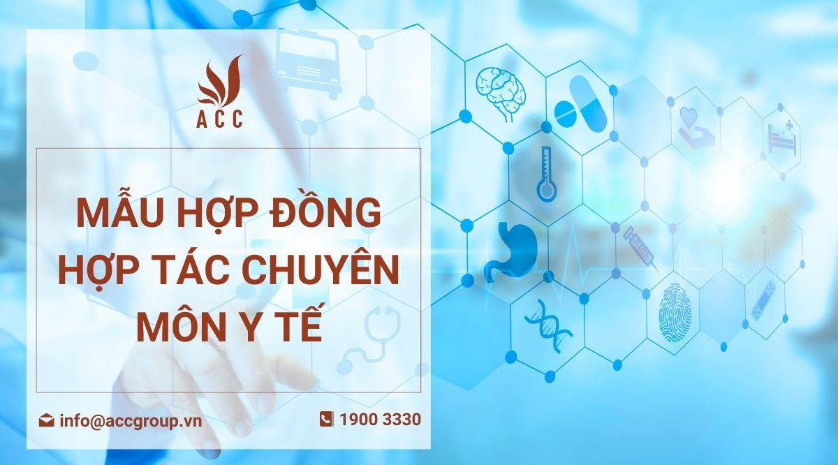 Mẫu hợp đồng hợp tác chuyên môn y tế
