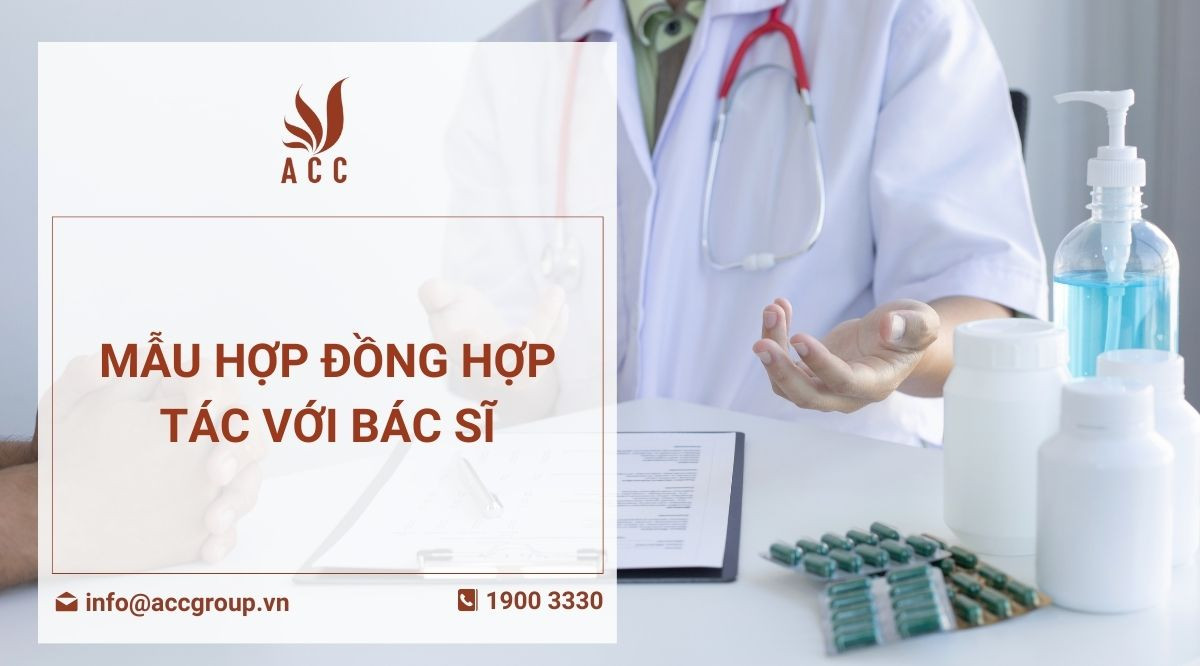 Mẫu hợp đồng hợp tác với bác sĩ 