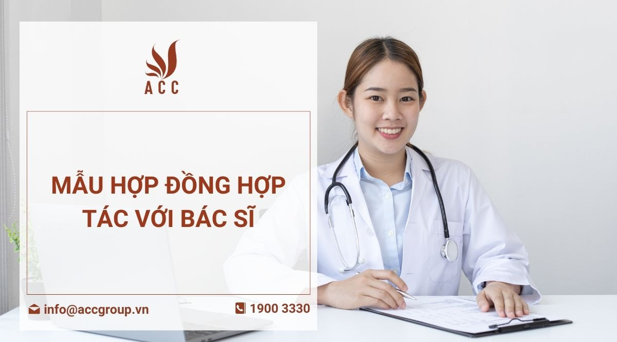 Mẫu hợp đồng hợp tác với bác sĩ