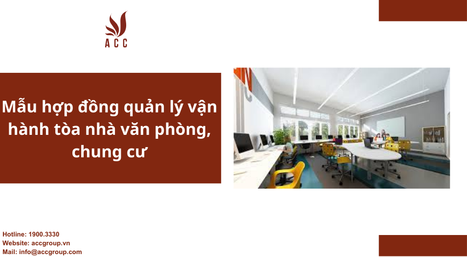 Mẫu hợp đồng quản lý vận hành tòa nhà văn phòng, chung cư