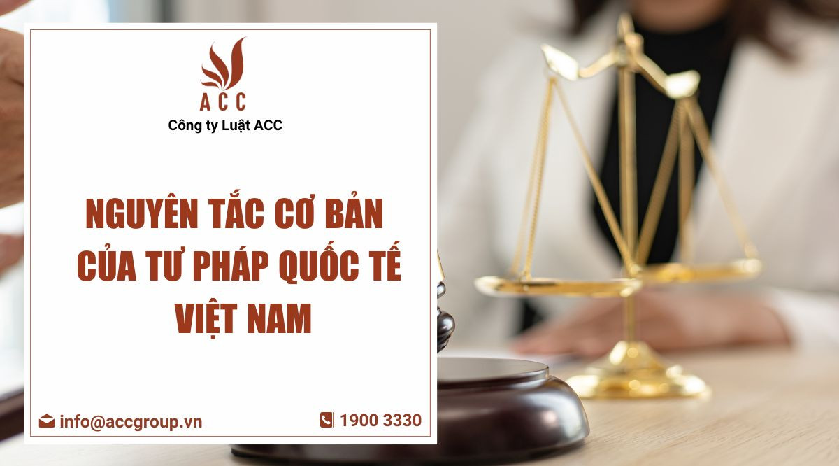 Nguyên tắc cơ bản của Tư pháp quốc tế Việt Nam