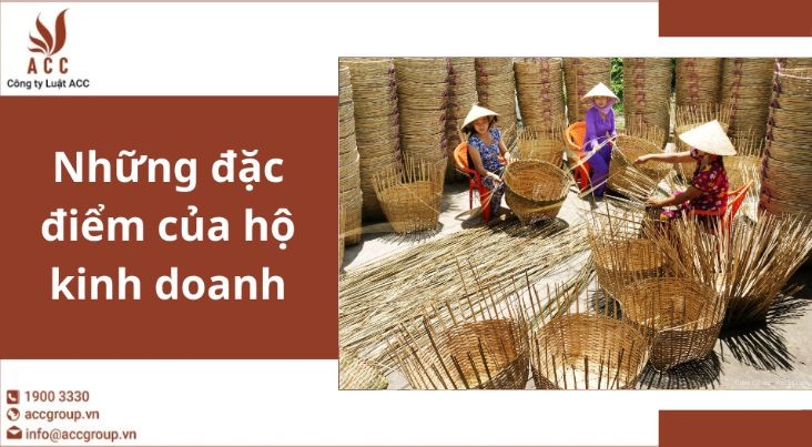 Những đặc điểm của hộ kinh doanh