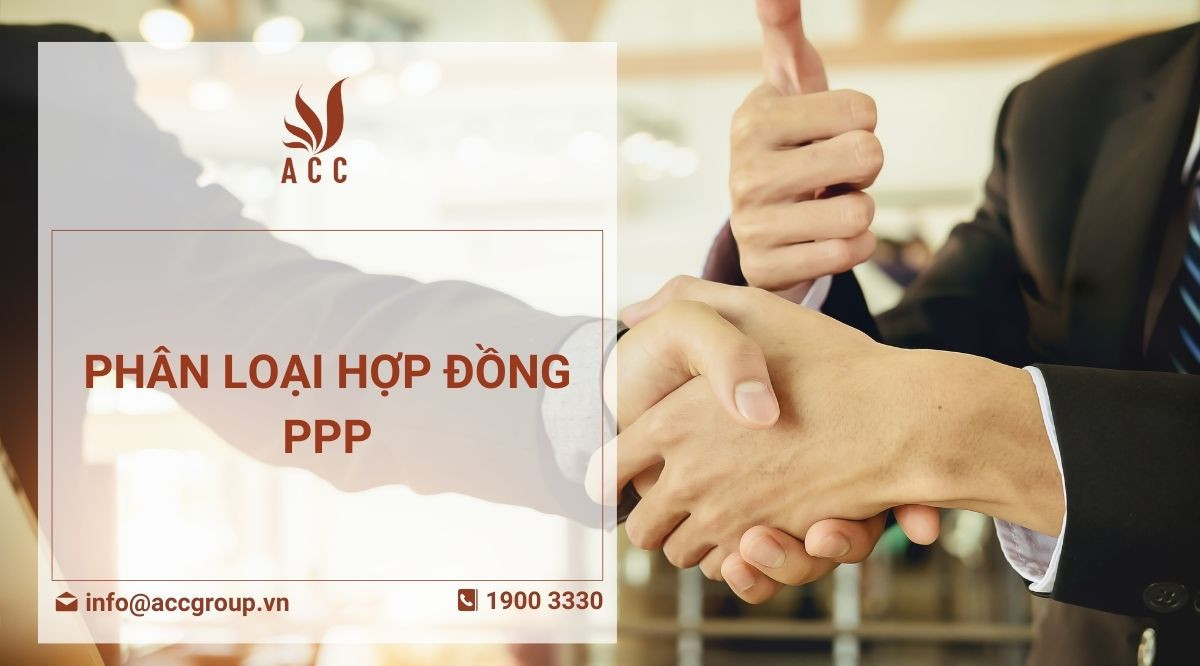 Phân loại hợp đồng PPP