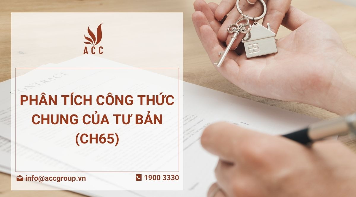 phân tích công thức chung của tư bản (CH65)