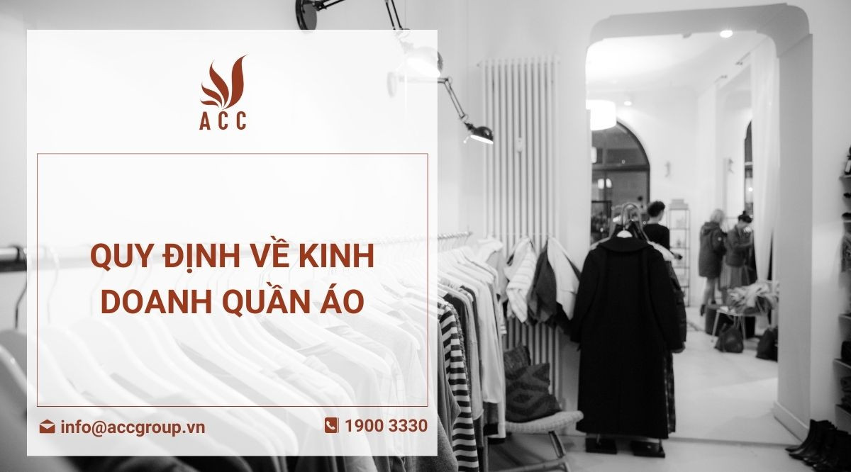 Quy định về kinh doanh quần áo