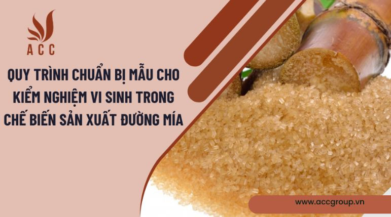 Quy trình chuẩn bị mẫu cho kiểm nghiệm vi sinh trong chế biến sản xuất đường mía