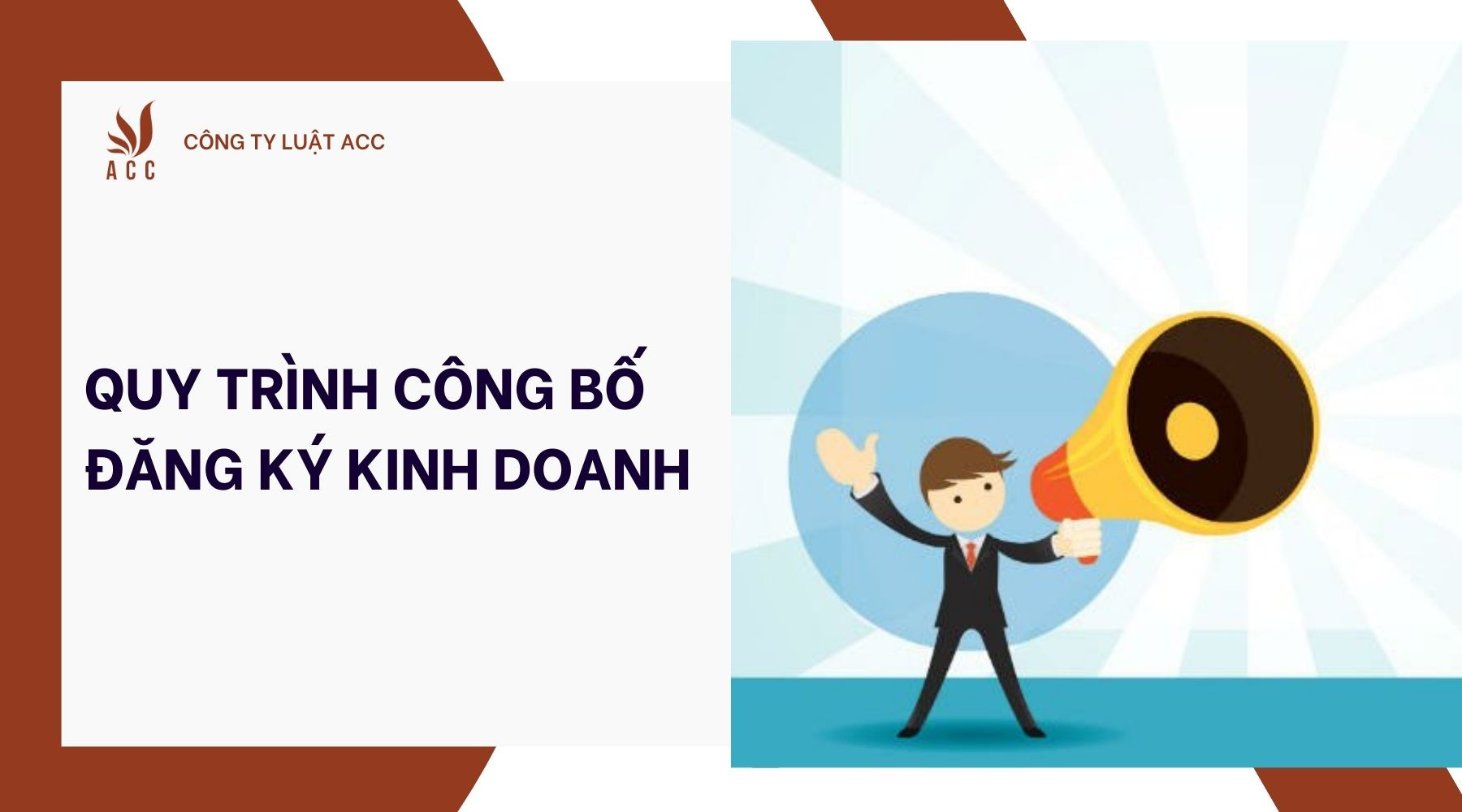 Quy trình công bố đăng ký kinh doanh