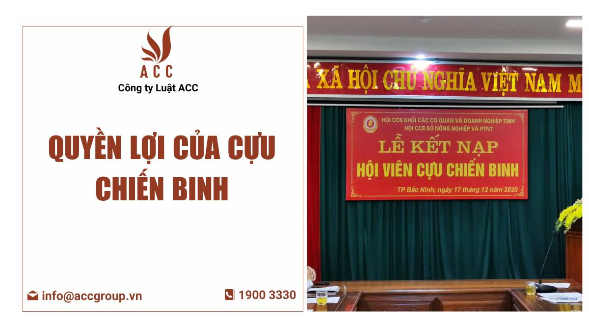 Quyền lợi của Cựu chiến binh