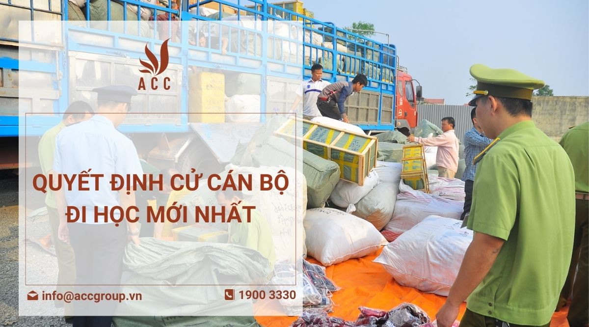 Quyết định cử cán bộ đi học mới nhất