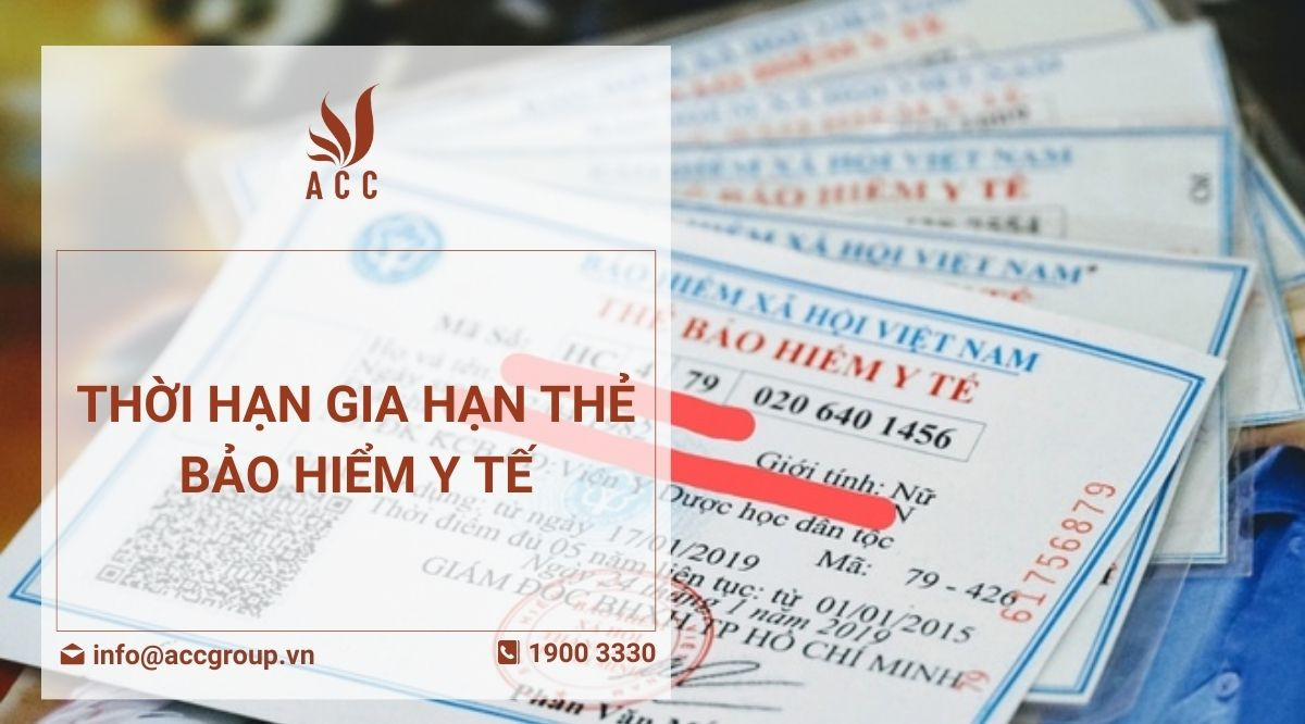 Thời hạn gia hạn thẻ bảo hiểm y tế
