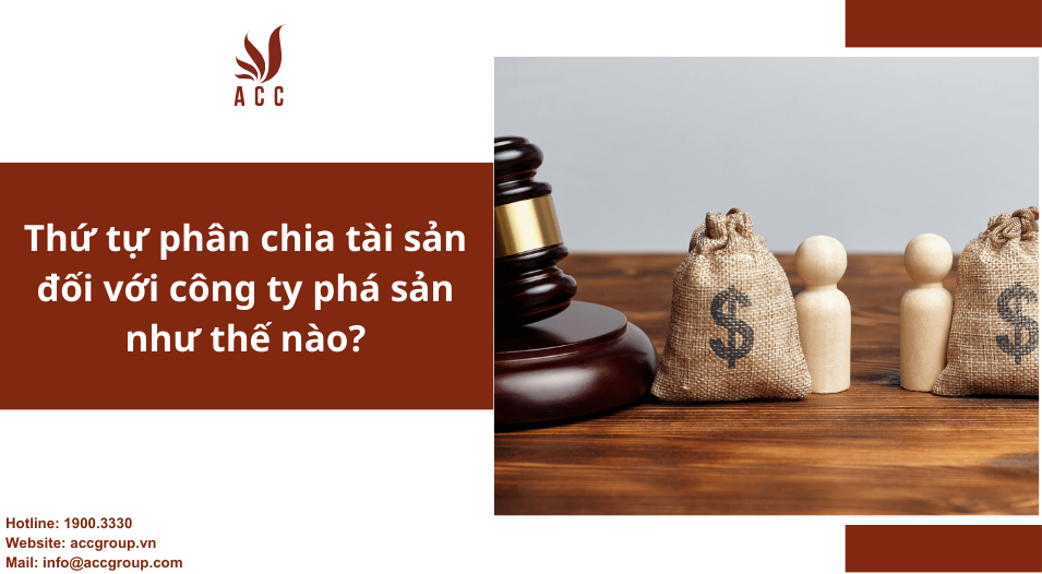 Thứ tự phân chia tài sản đối với công ty phá sản như thế nào?