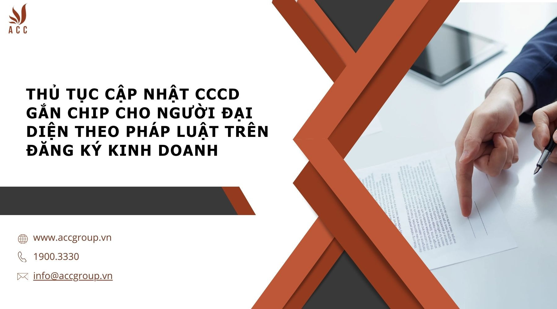  Thủ tục cập nhật CCCD gắn chip cho người đại diện theo pháp luật trên đăng ký kinh doanh