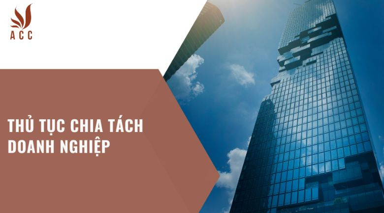 Thủ tục chia tách doanh nghiệp