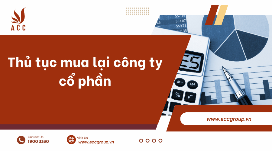 Thủ tục mua lại công ty cổ phần