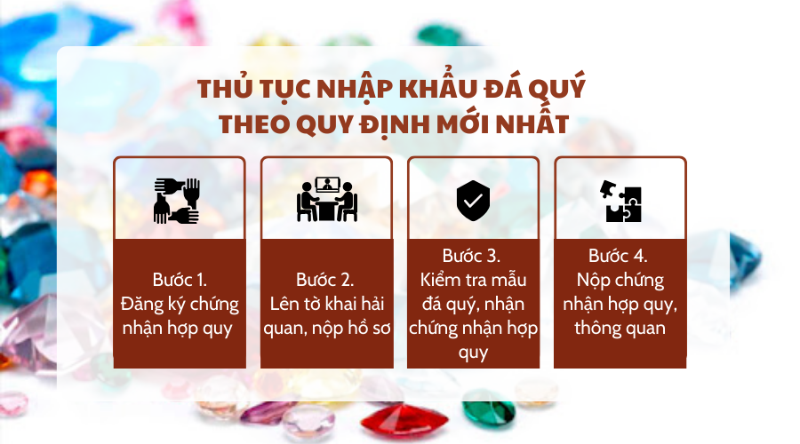 Thủ tục nhập khẩu đá quý theo quy định mới nhất