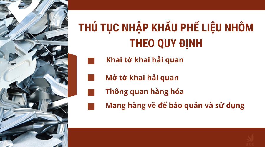 Thủ tục nhập khẩu phế liệu nhôm theo quy định