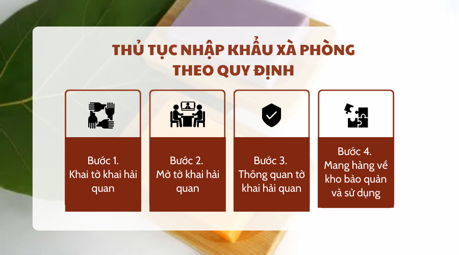 Thủ tục nhập khẩu xà phòng theo quy định