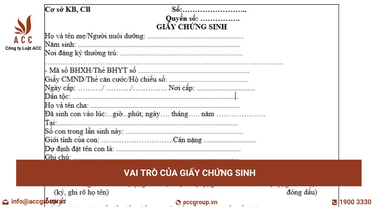 vai-tro-cua-giay-chung-sinh