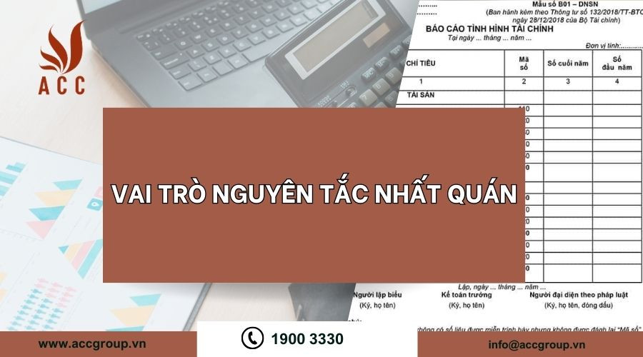 Vai trò nguyên tắc nhất quán