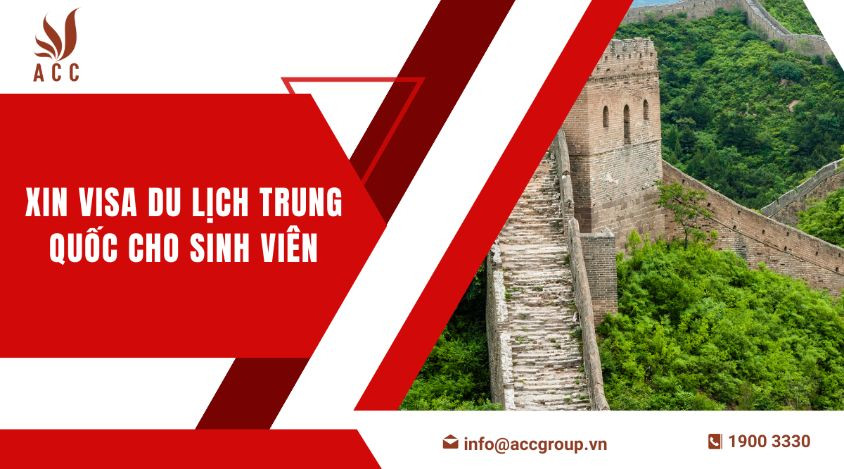 Xin visa du lịch Trung Quốc cho sinh viên