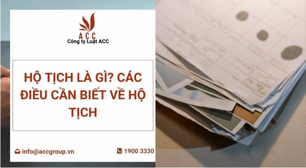 Hộ tịch là gì? Các điều cần biết về hộ tịch