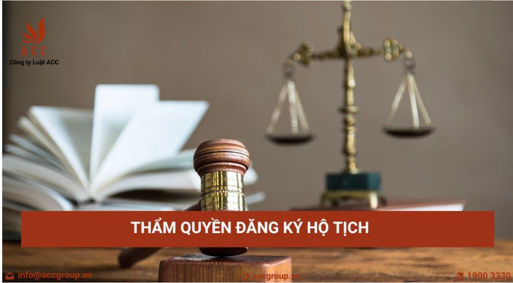 Thẩm quyền đăng ký hộ tịch