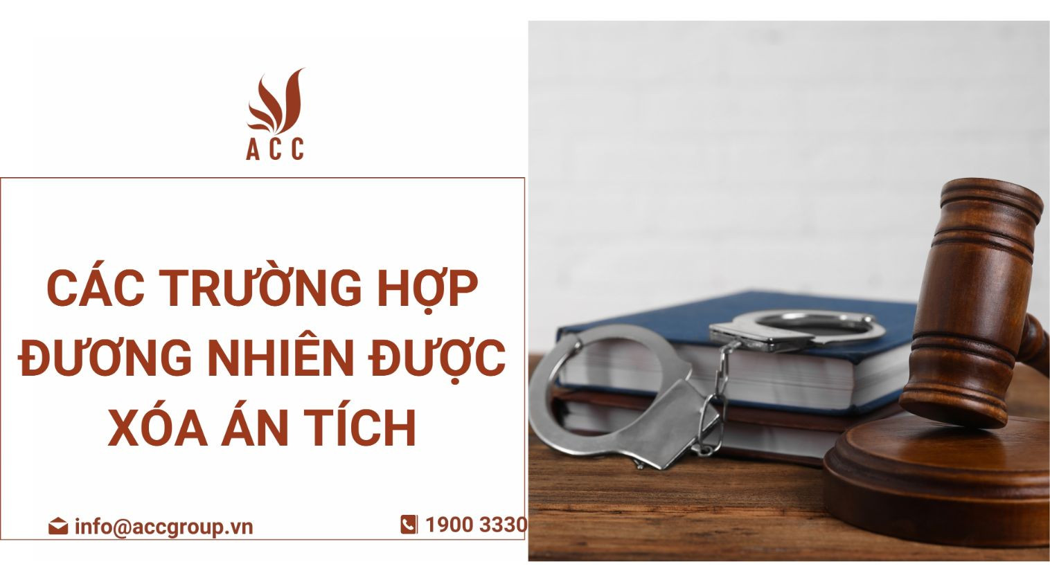 Các trường hợp đương nhiên được xóa án tích