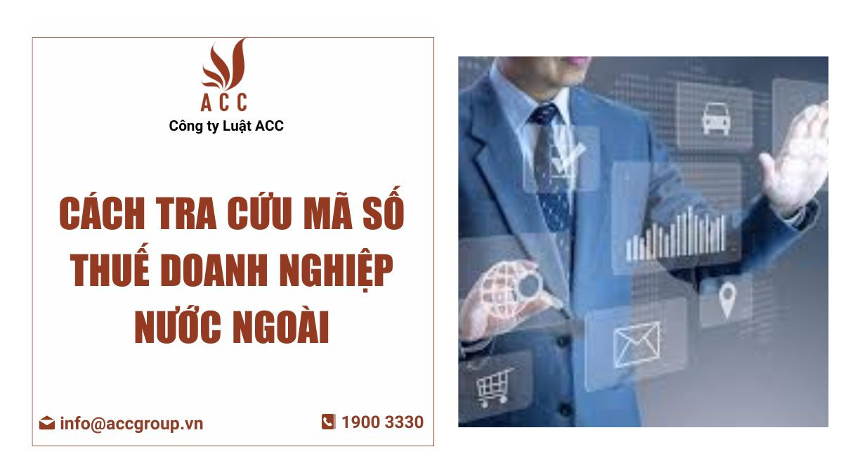 cách tra cứu mã số thuế doanh nghiệp nước ngoài