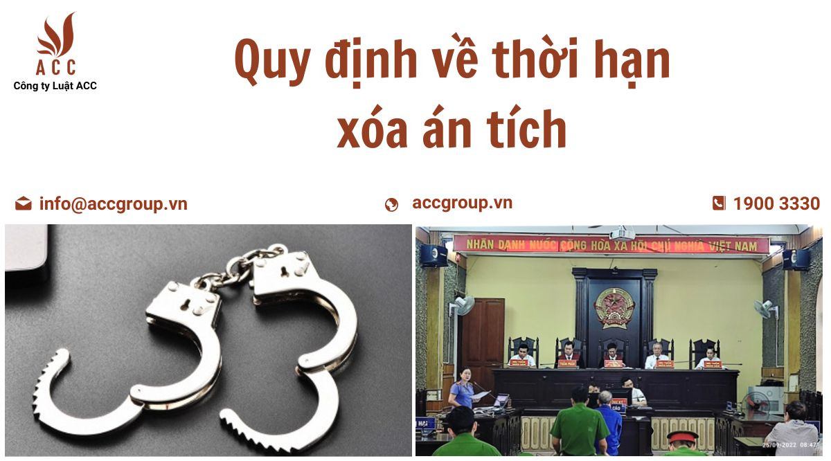 Quy định về thời hạn xóa án tích