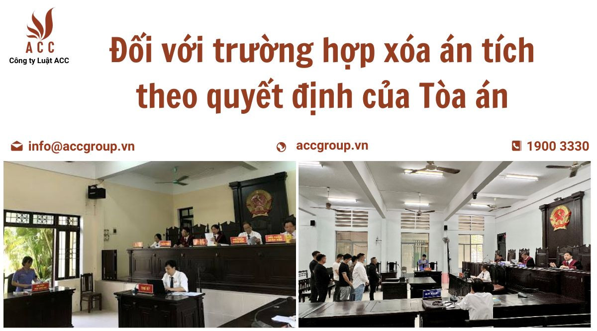 Đối với trường hợp xóa án tích theo quyết định của Tòa án