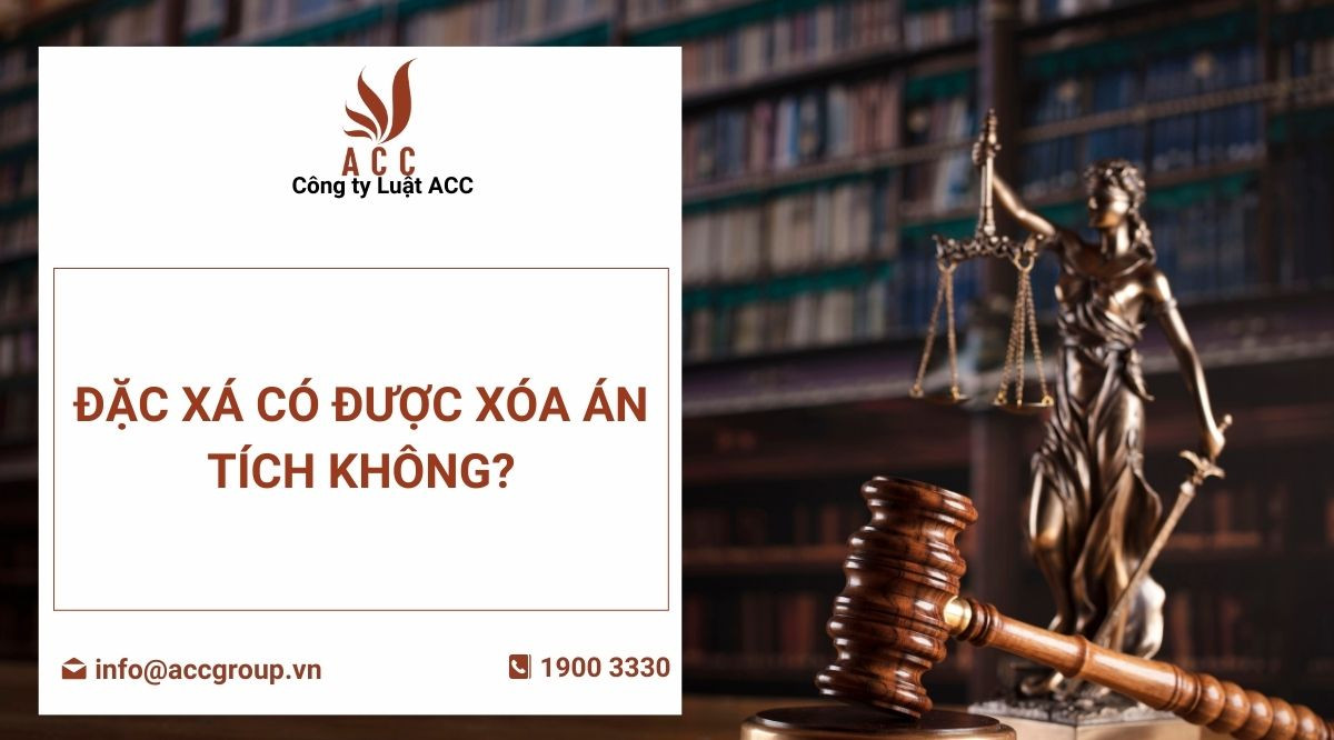 Đặc xá có được xóa án tích không?