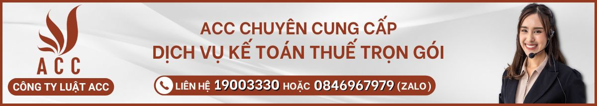 ACC Chuyên cung cấp dịch vụ kế toán thuế trọn gói