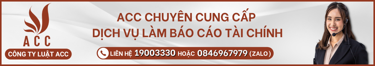 ACC Chuyên cung cấp dịch vụ làm báo cáo tài chính