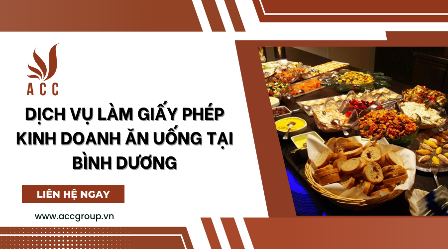 Dịch vụ làm giấy phép kinh doanh ăn uống tại Bình Dương