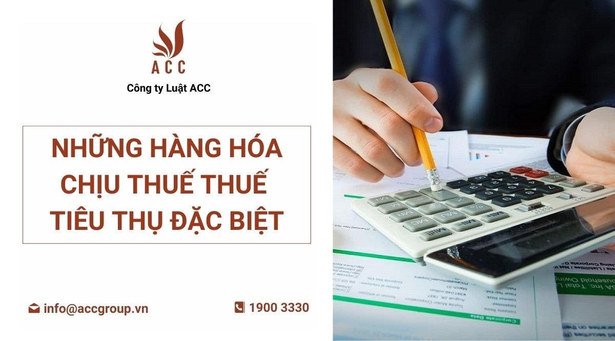 Những hàng hóa chịu thuế thuế tiêu thụ đặc biệt