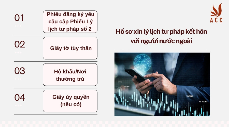 Hồ sơ xin lý lịch tư pháp kết hôn với người nước ngoài