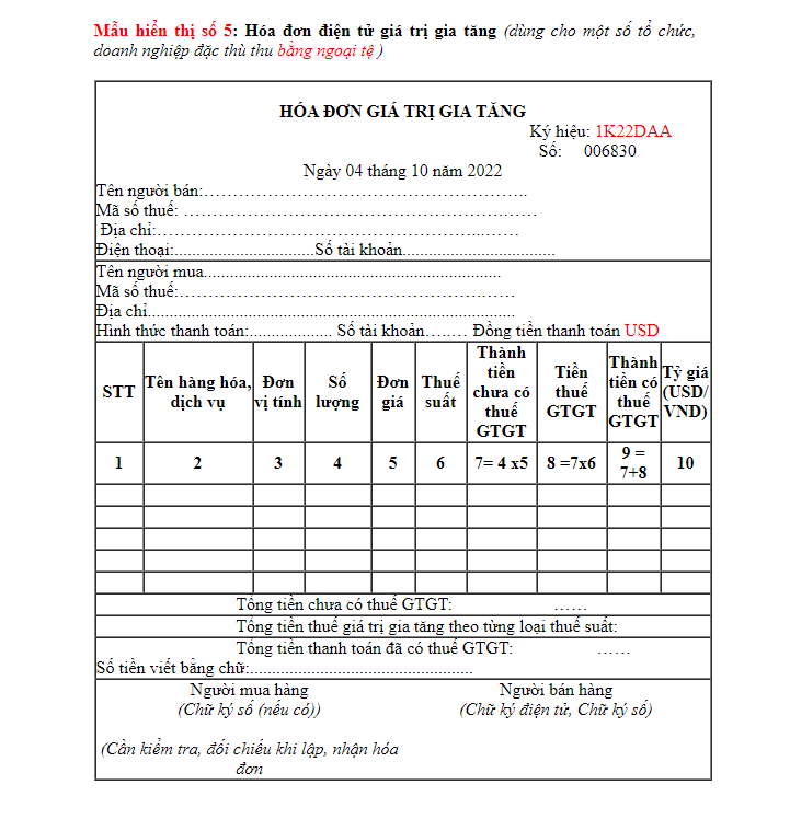 Chứng từ hóa đơn tài chính