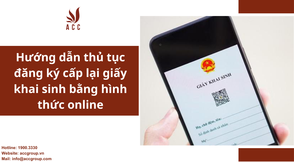 Hướng dẫn thủ tục đăng ký cấp lại giấy khai sinh bằng hình thức online