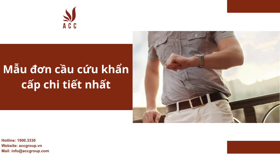Mẫu đơn cầu cứu khẩn cấp chi tiết nhất