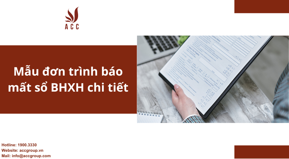 Mẫu đơn trình báo mất sổ BHXH chi tiết