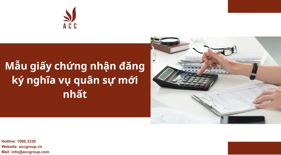 Mẫu giấy chứng nhận đăng ký nghĩa vụ quân sự mới nhất