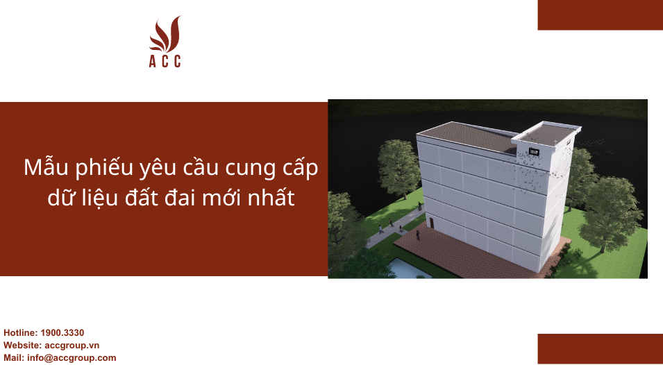 Mẫu phiếu yêu cầu cung cấp dữ liệu đất đai mới nhất