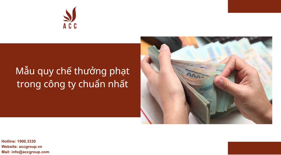 Mẫu quy chế thưởng phạt trong công ty chuẩn nhất