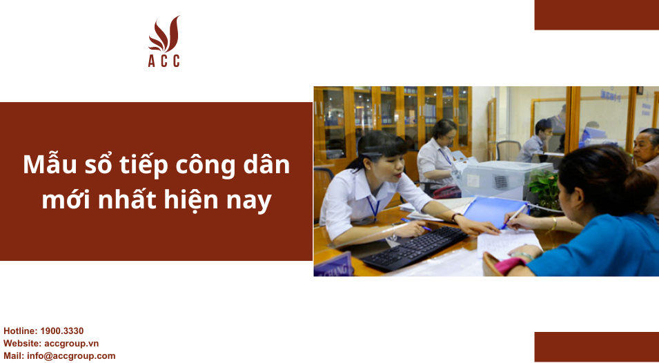 Mẫu sổ tiếp công dân mới nhất hiện nay